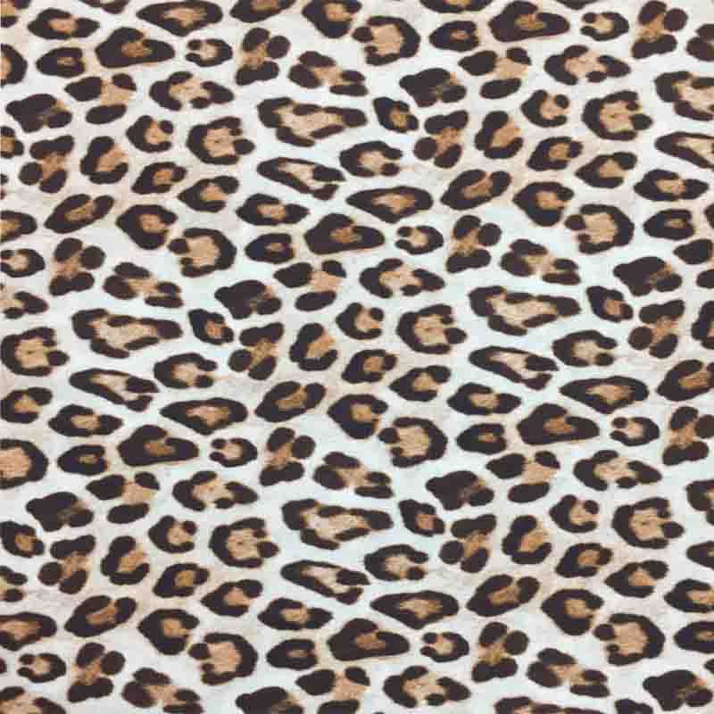 Animal patterned lycra - BROWN-WHITE